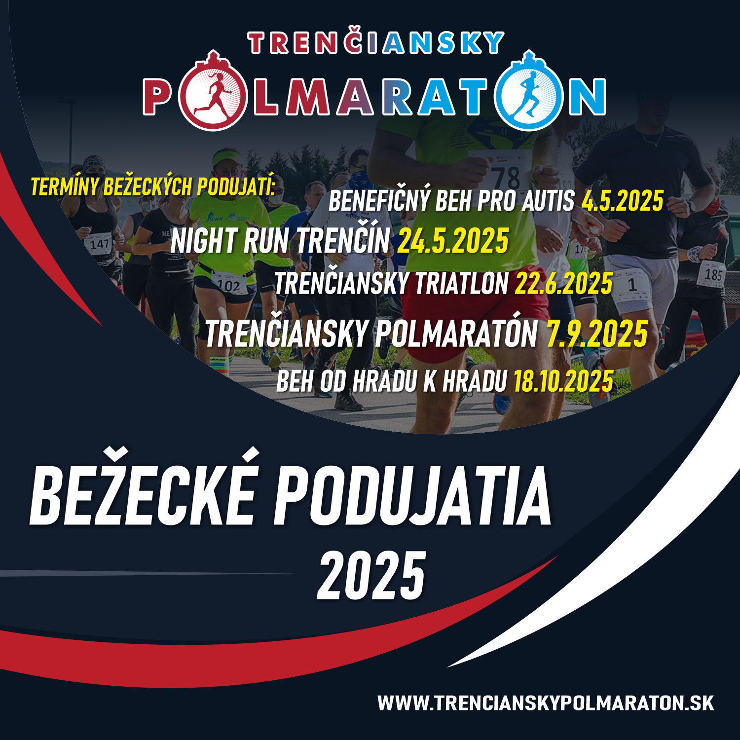 bežecké podujatia 2025